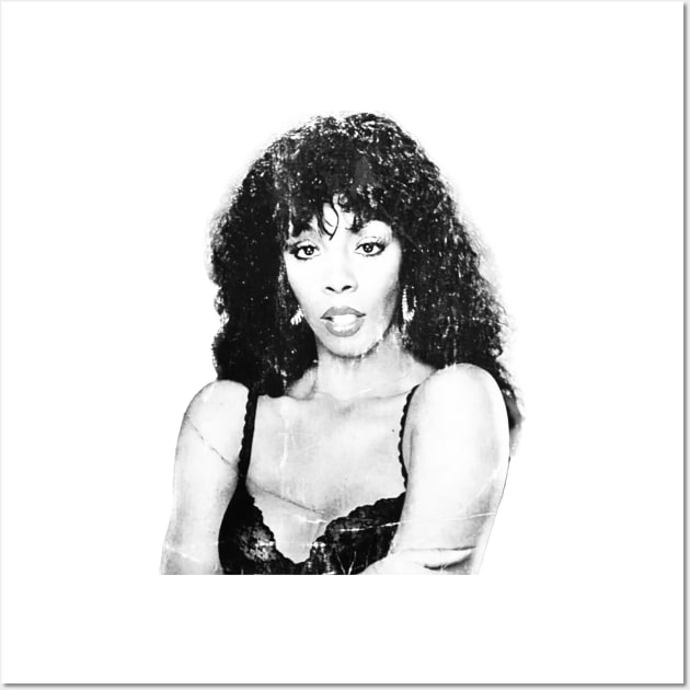 Donna Summer // Vintage Style Design Wall Art by Indanafebry